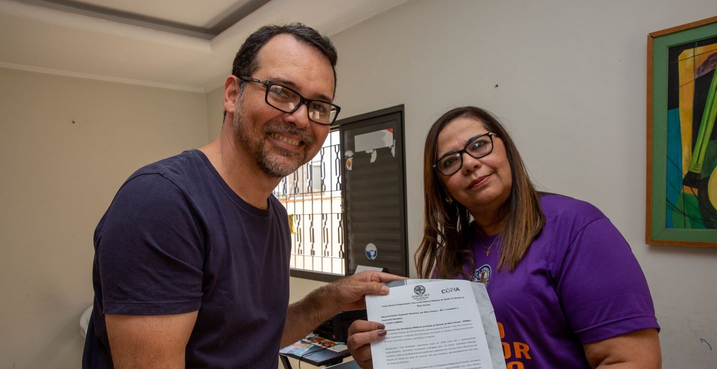 Lúdio Cabral e Carmem Machado do Sisma